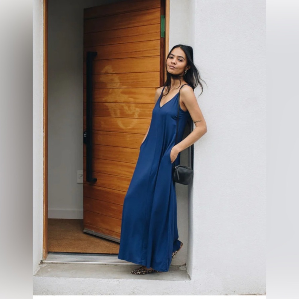 Skivys Goddess Gown Dress S Navy